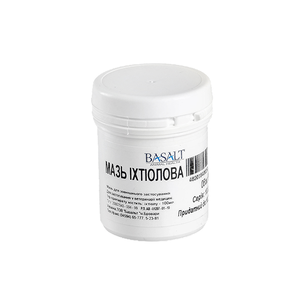 Мазь Іхтіолова 10% 50г (Базальт)