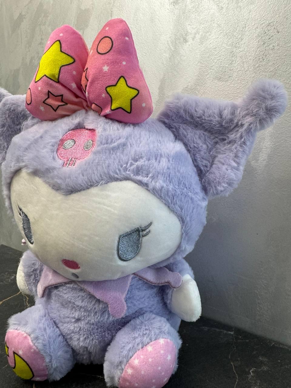 М'яка іграшка Куромі Hello Kitty 28 см з аніме Онегай Май Мелоді (Onegai My Melody)