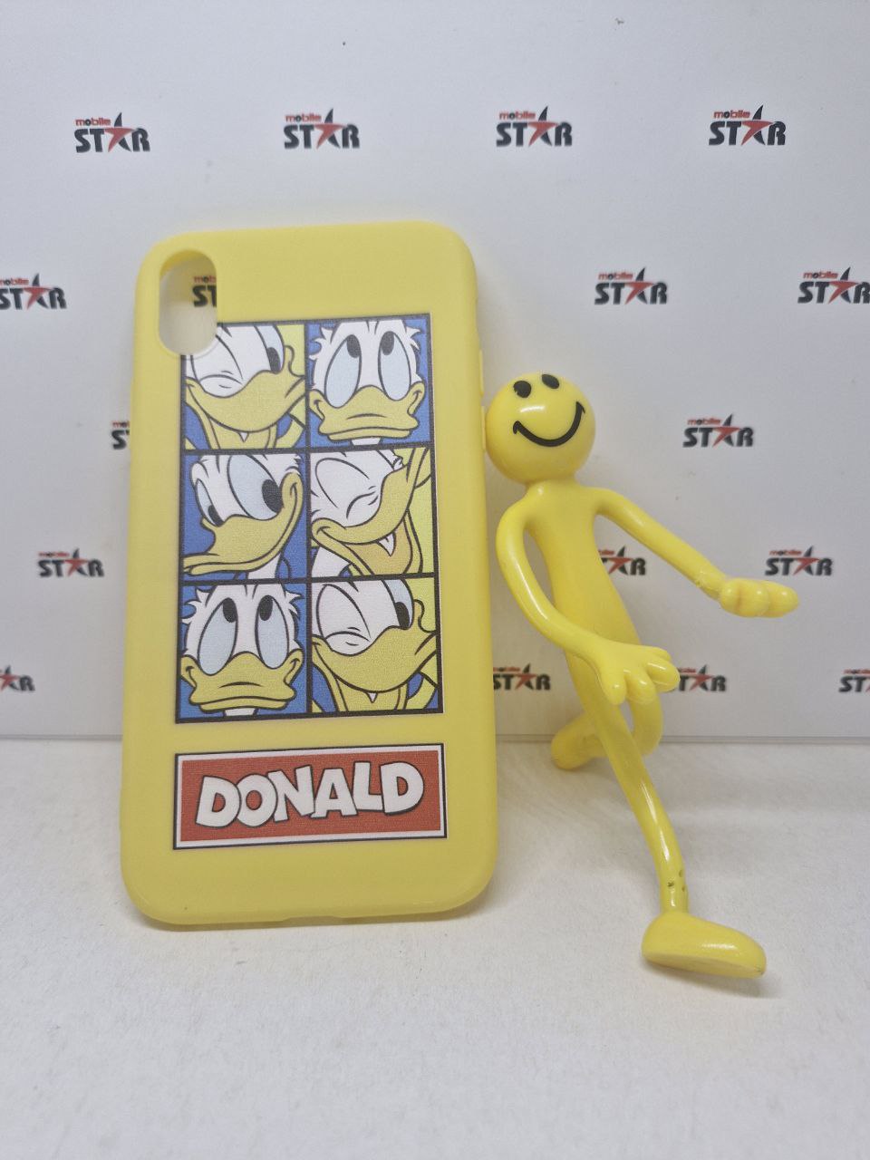 Чохол JOY for iPhone XR Donald yellow