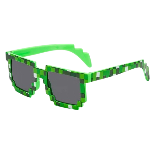 Окуляри в стилі Minecraft