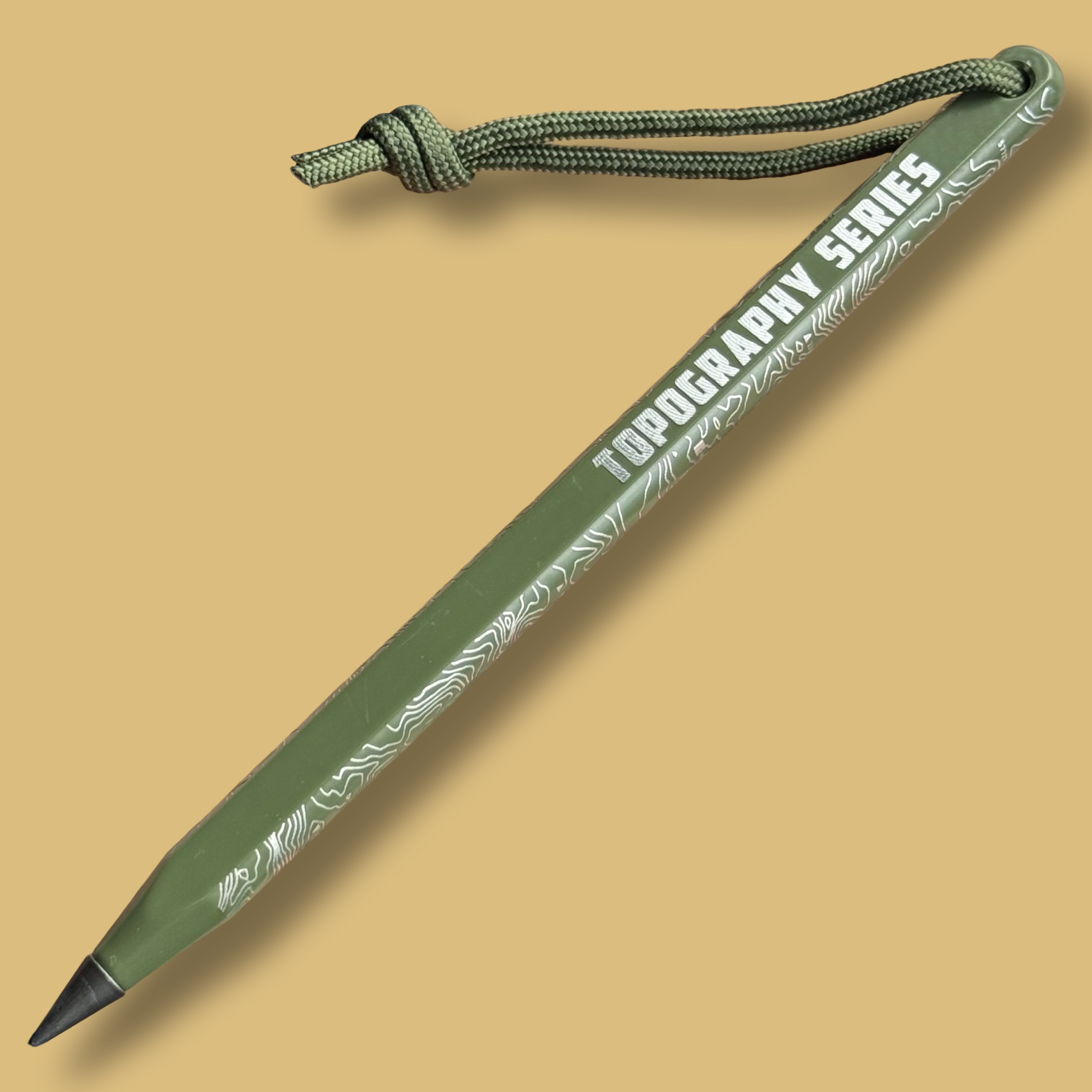 ALL-WEATHER OLIVE TOPOGRAPHY SERIES  PENCIL