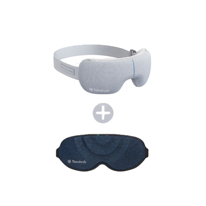Комплект Розумні масажні окуляри для очей SmartGoggles 1 покоління + Маска для очей з вібрацією для сну SleepMask