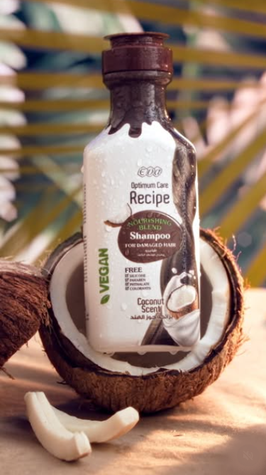 Eva Optimum Care Recipe Shampoo Coconut Живильний Шампунь Кокос 350 мл