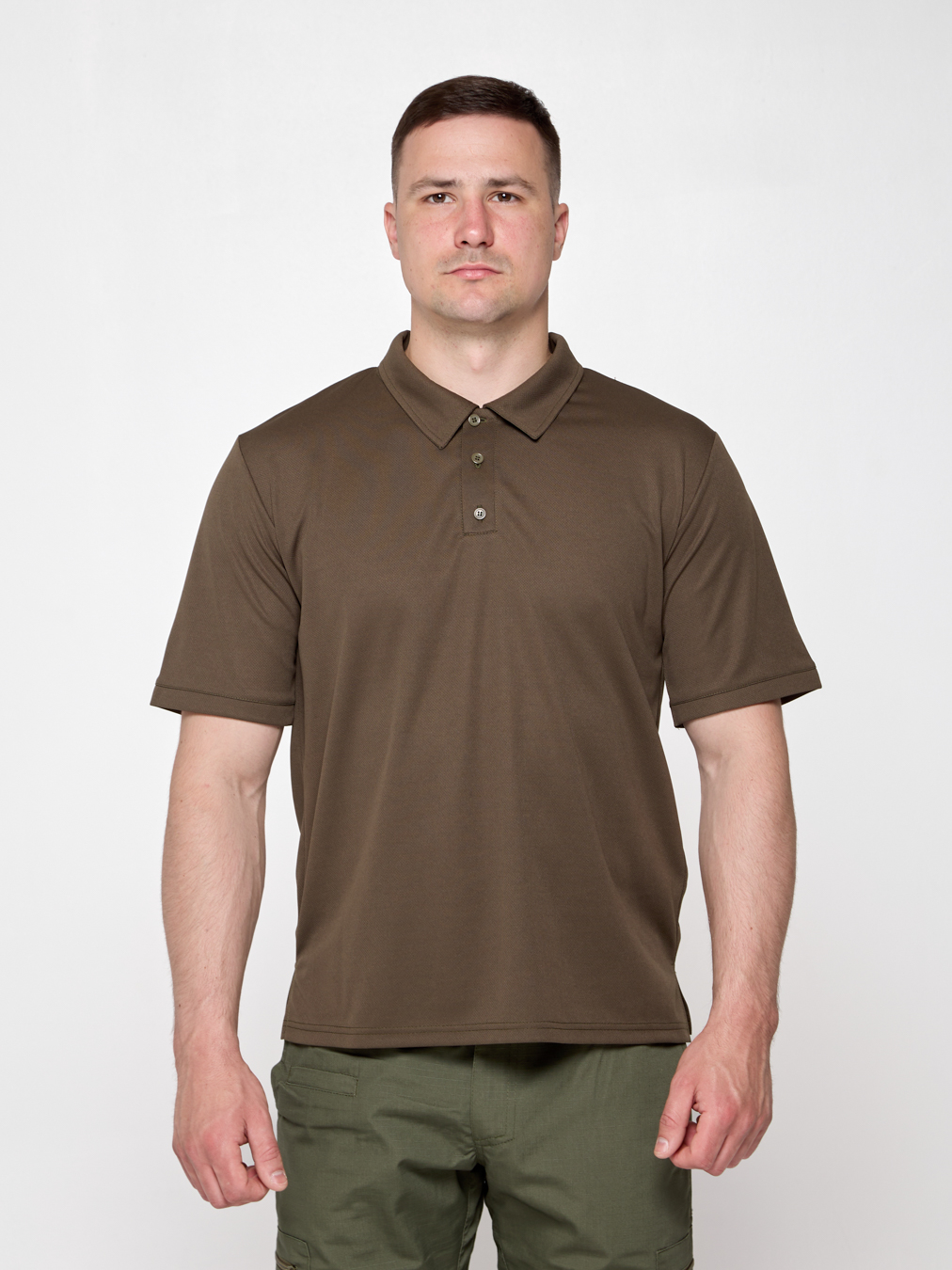 Поло чоловіче UKM Coolmax олива