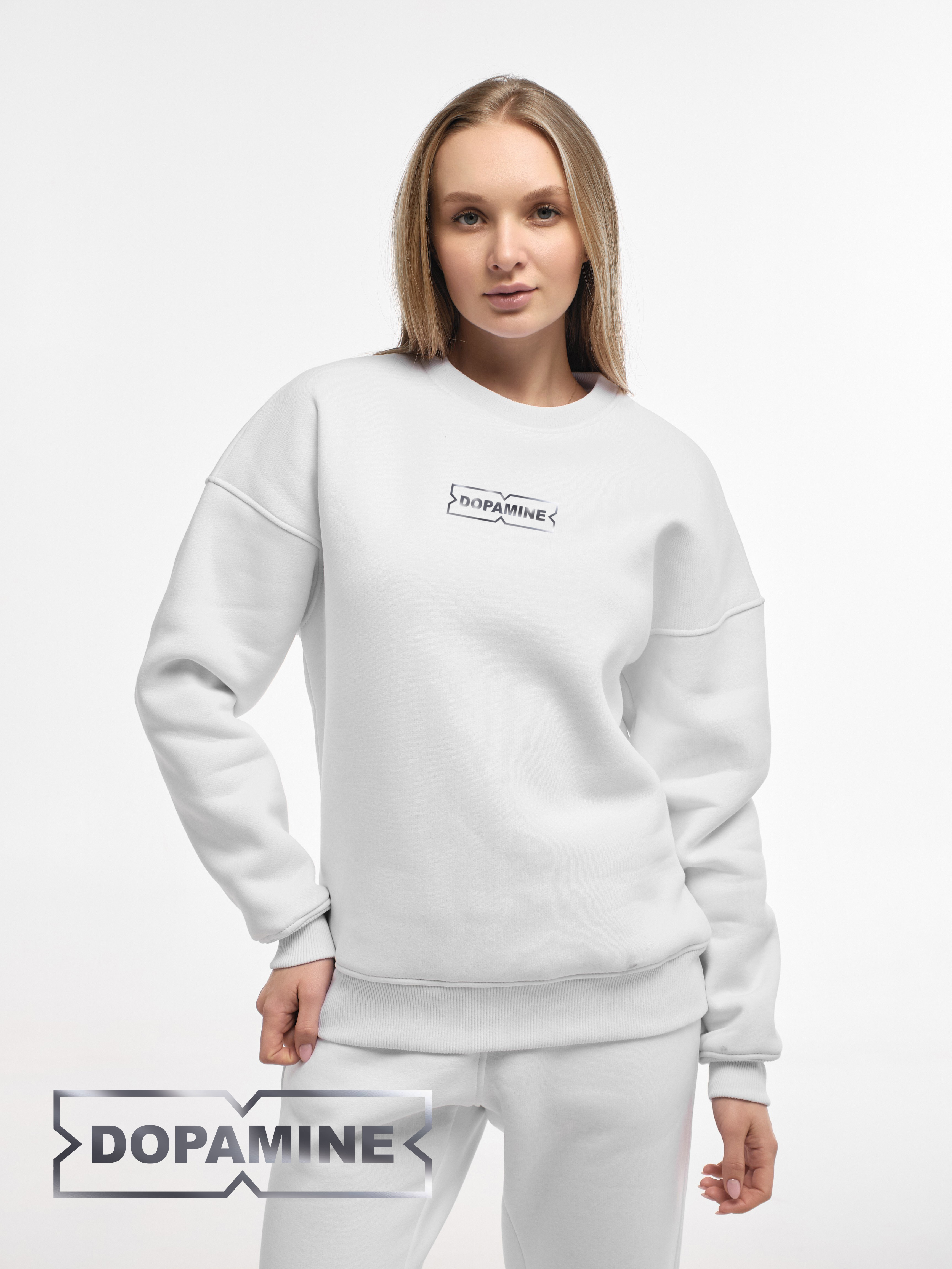 SWEATSHIRT "DOPAMINE" | WHITE EMOTION | XS1