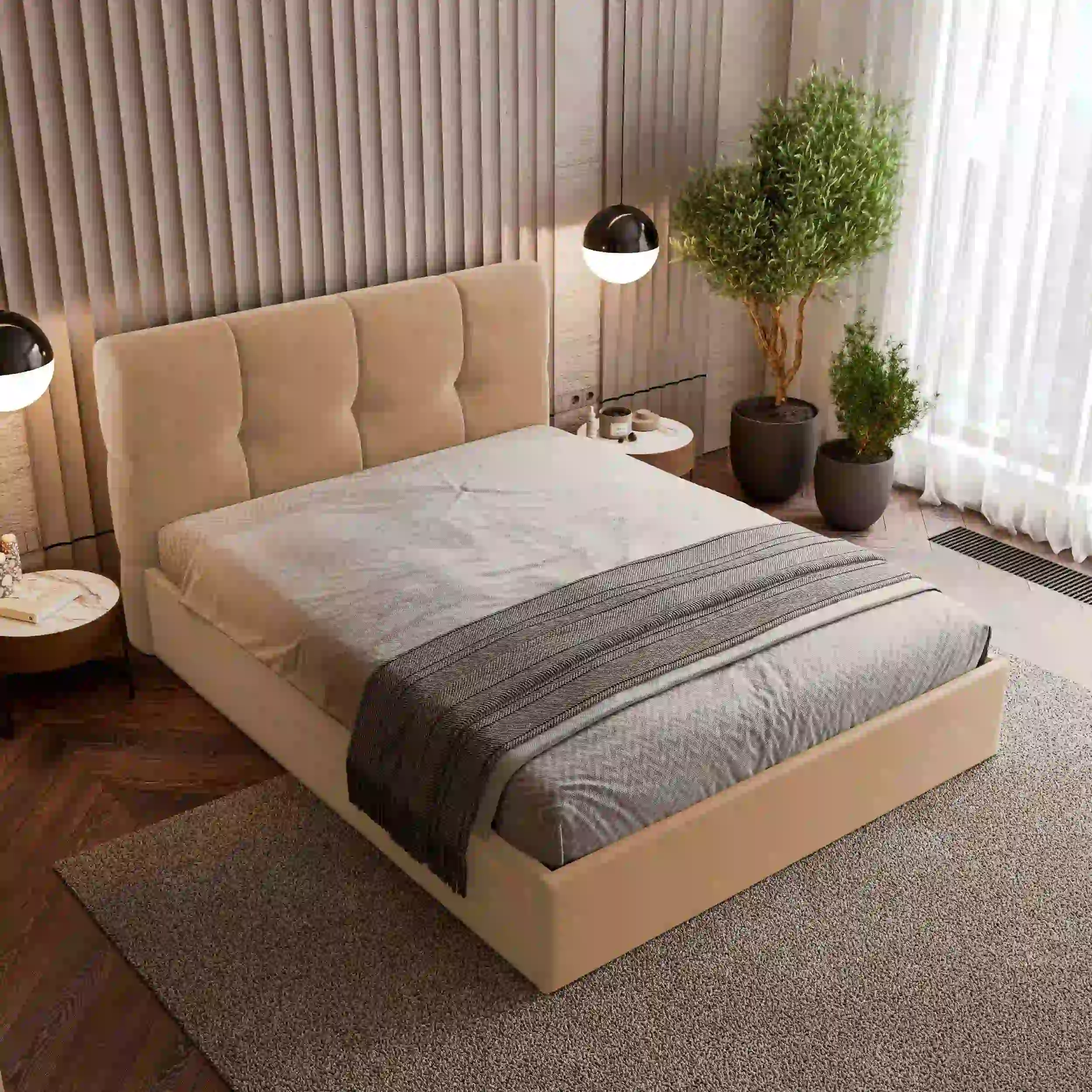 Двоспальне ліжко 