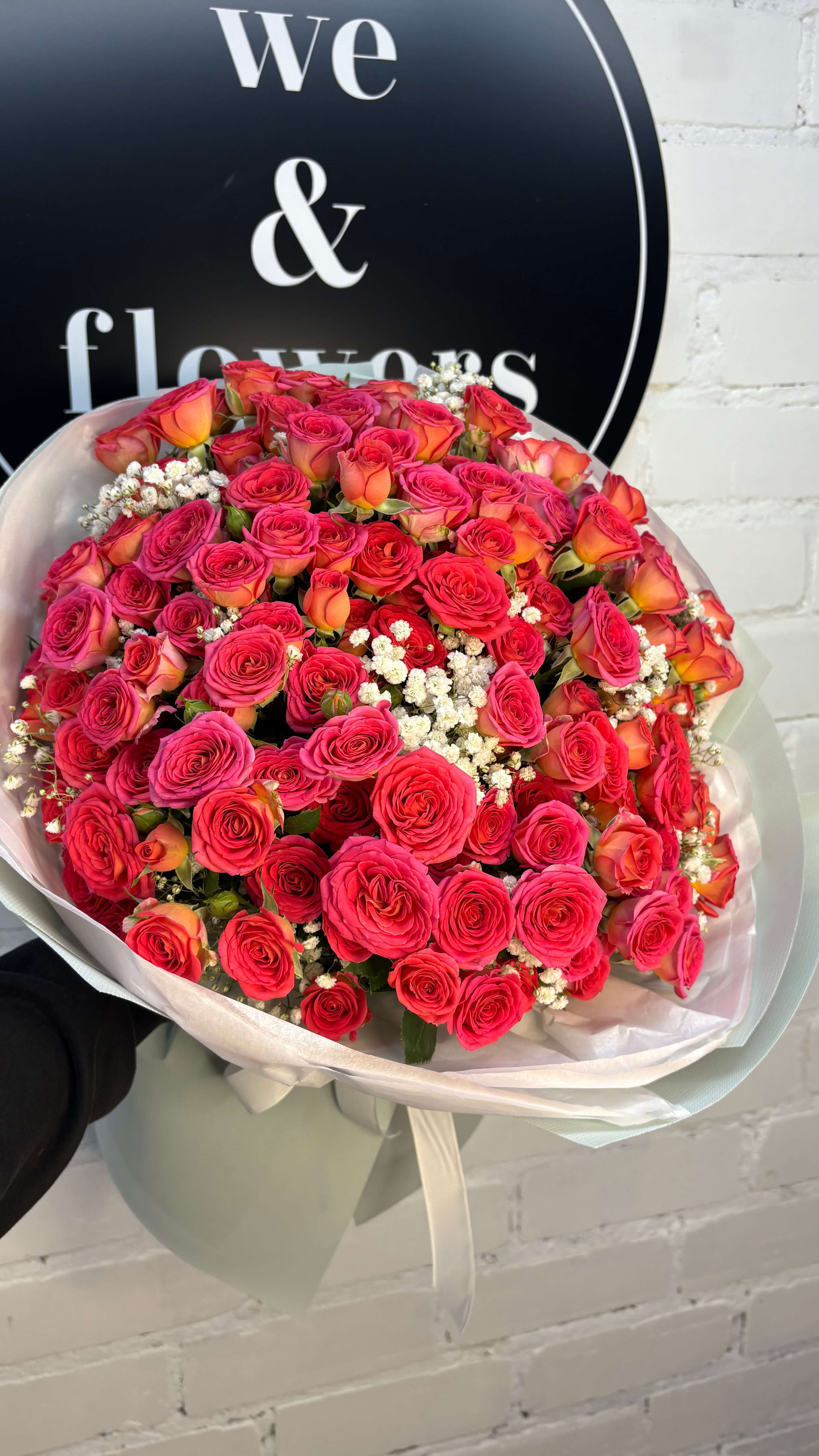 Монобукет з кущової троянди Чімо