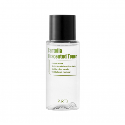 Мініатюра тонеру з центеллою без запаху Purito Seoul Centella Unscented Toner 30ml