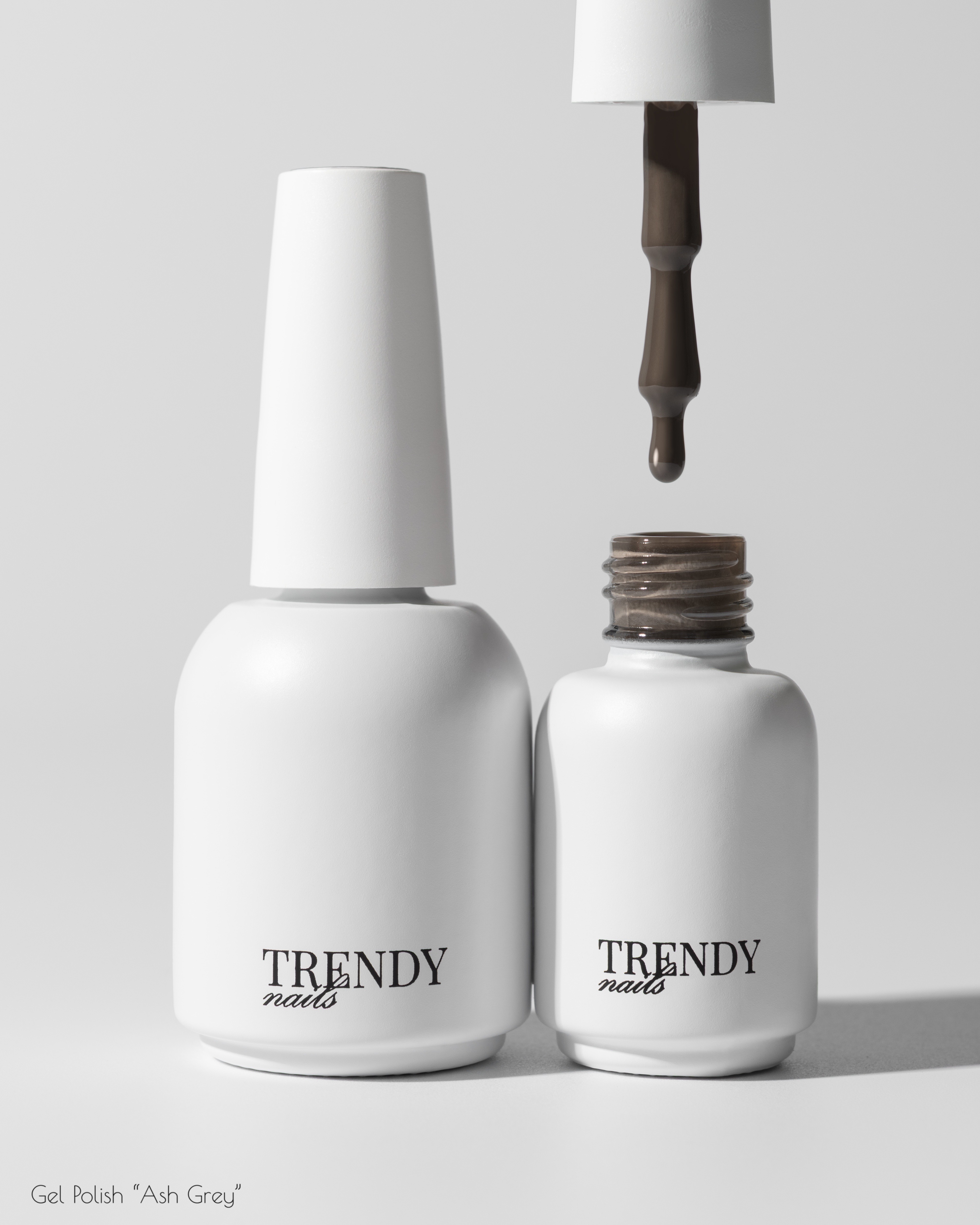 Gel polish "Ash Grey" HEMA/TPO free 10 ml