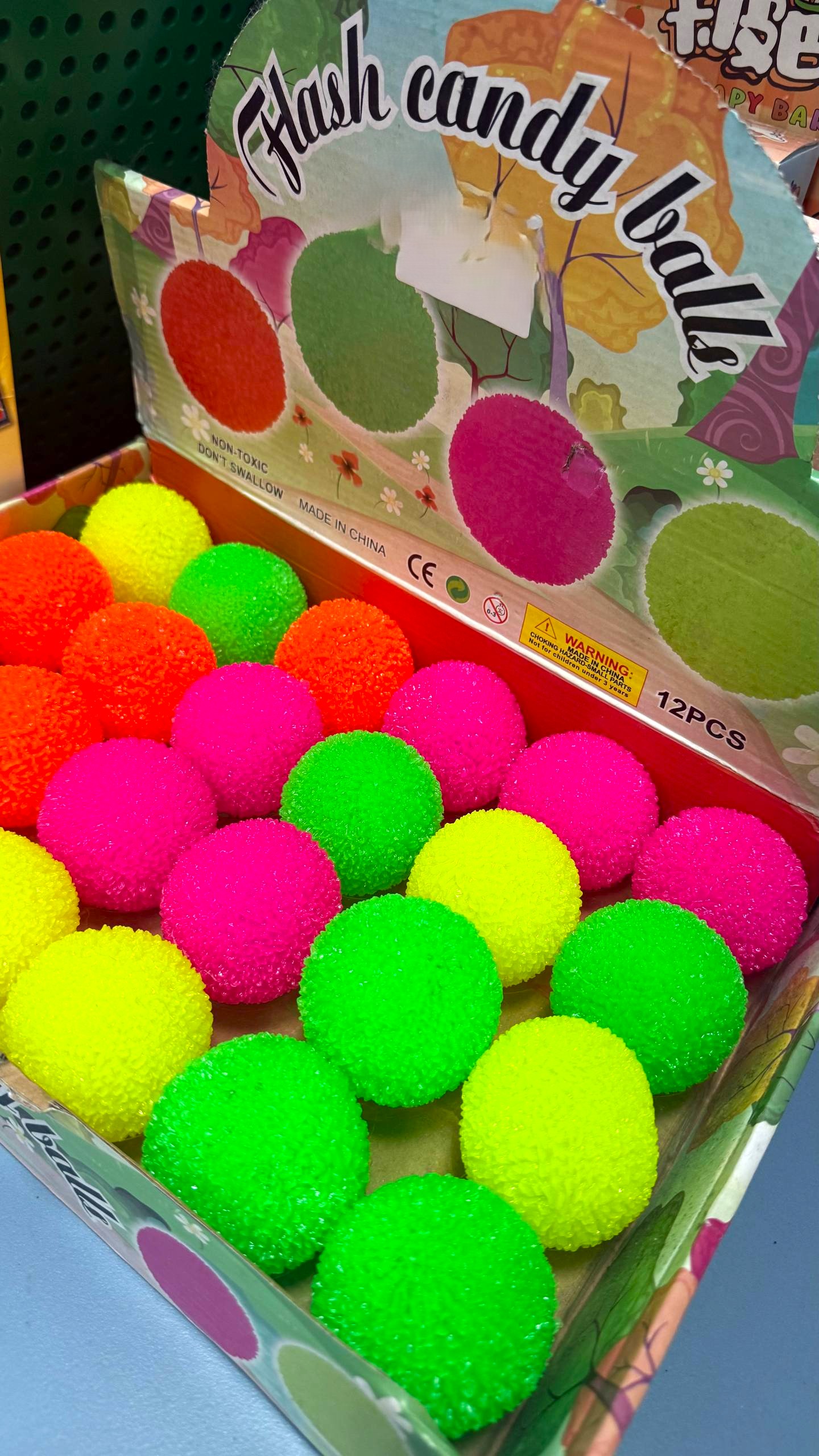 М'ячик попригун з підсвіткою «Flash candy balls» (в асортименті) 