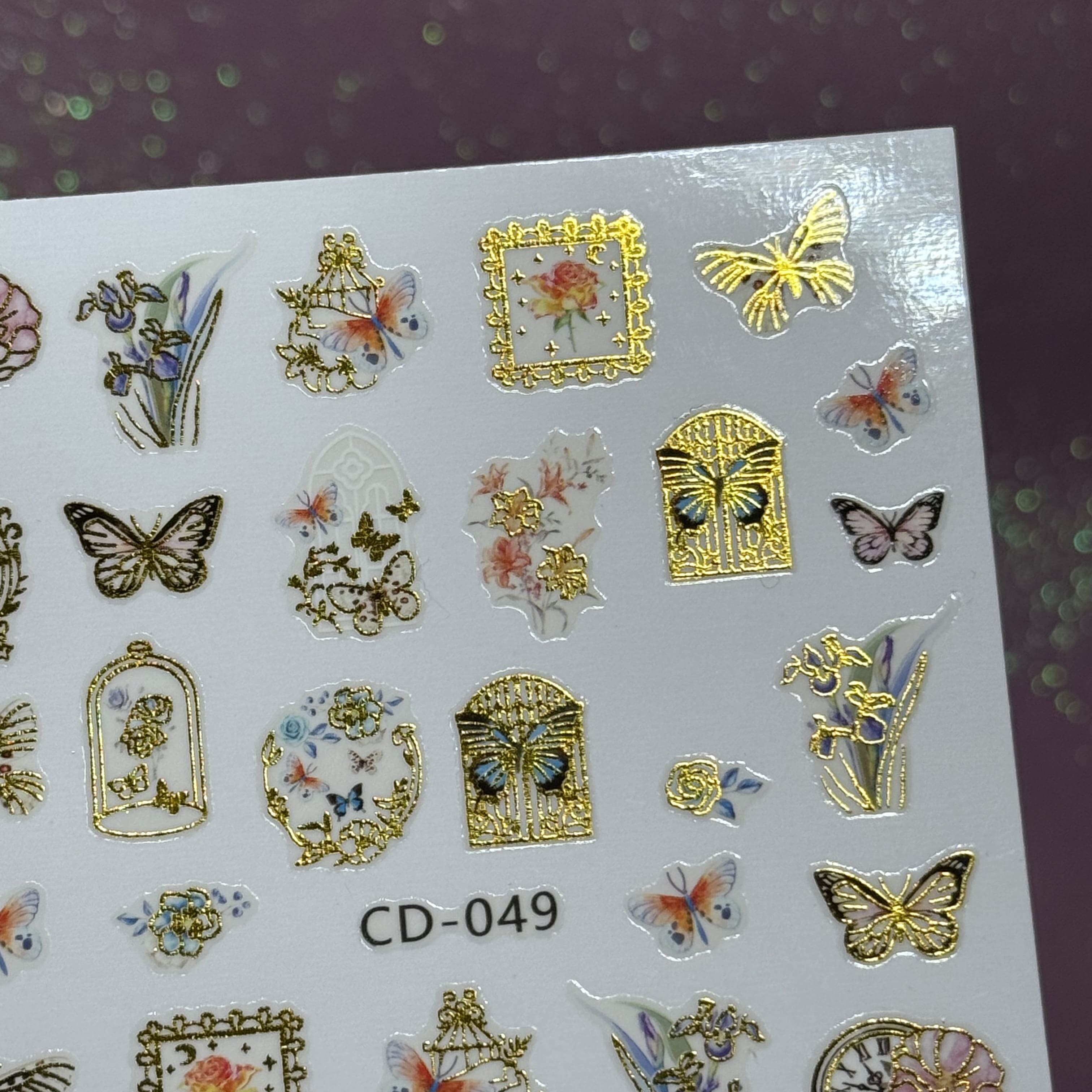 Наклейки для нігтів CD-049