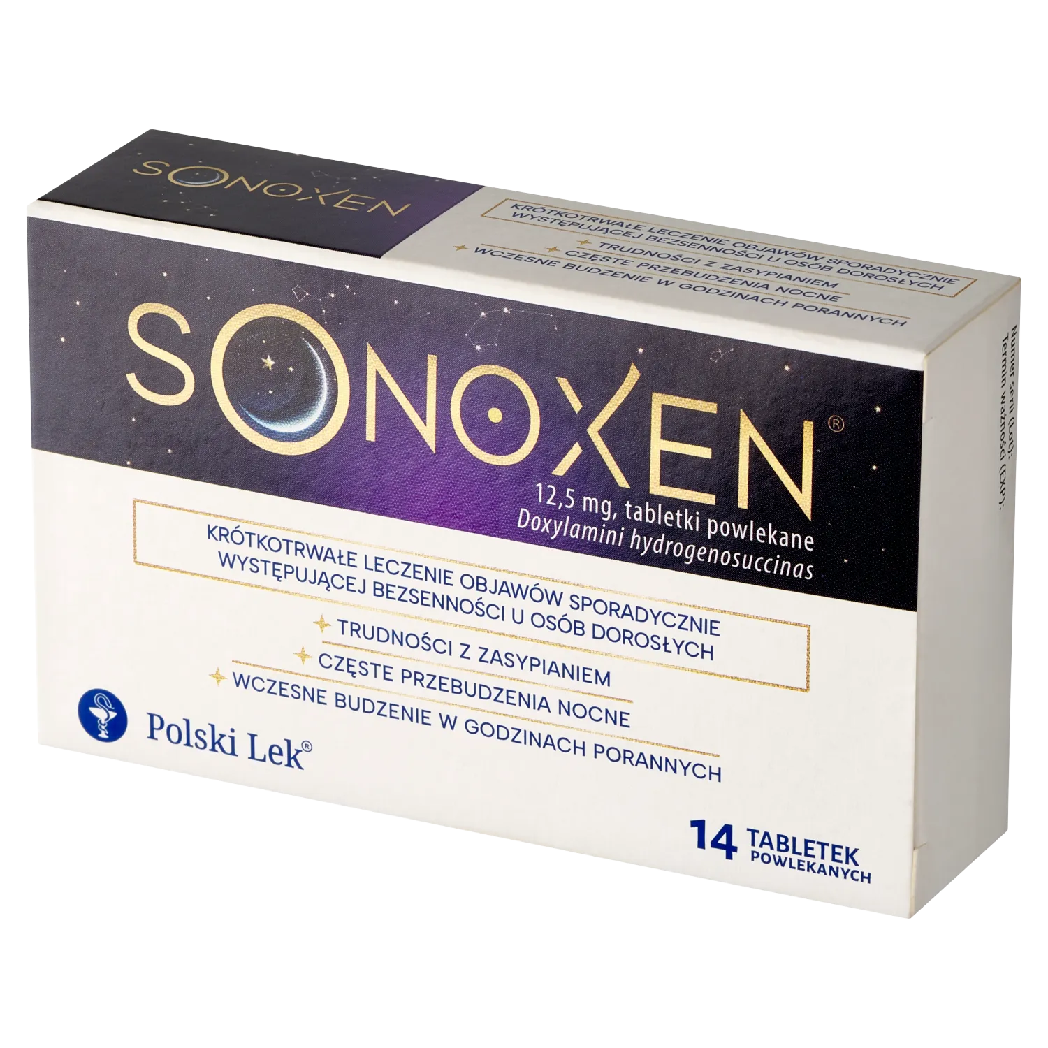 Sonoxen 12,5 мг засіб від безсоння - 14 таблеток