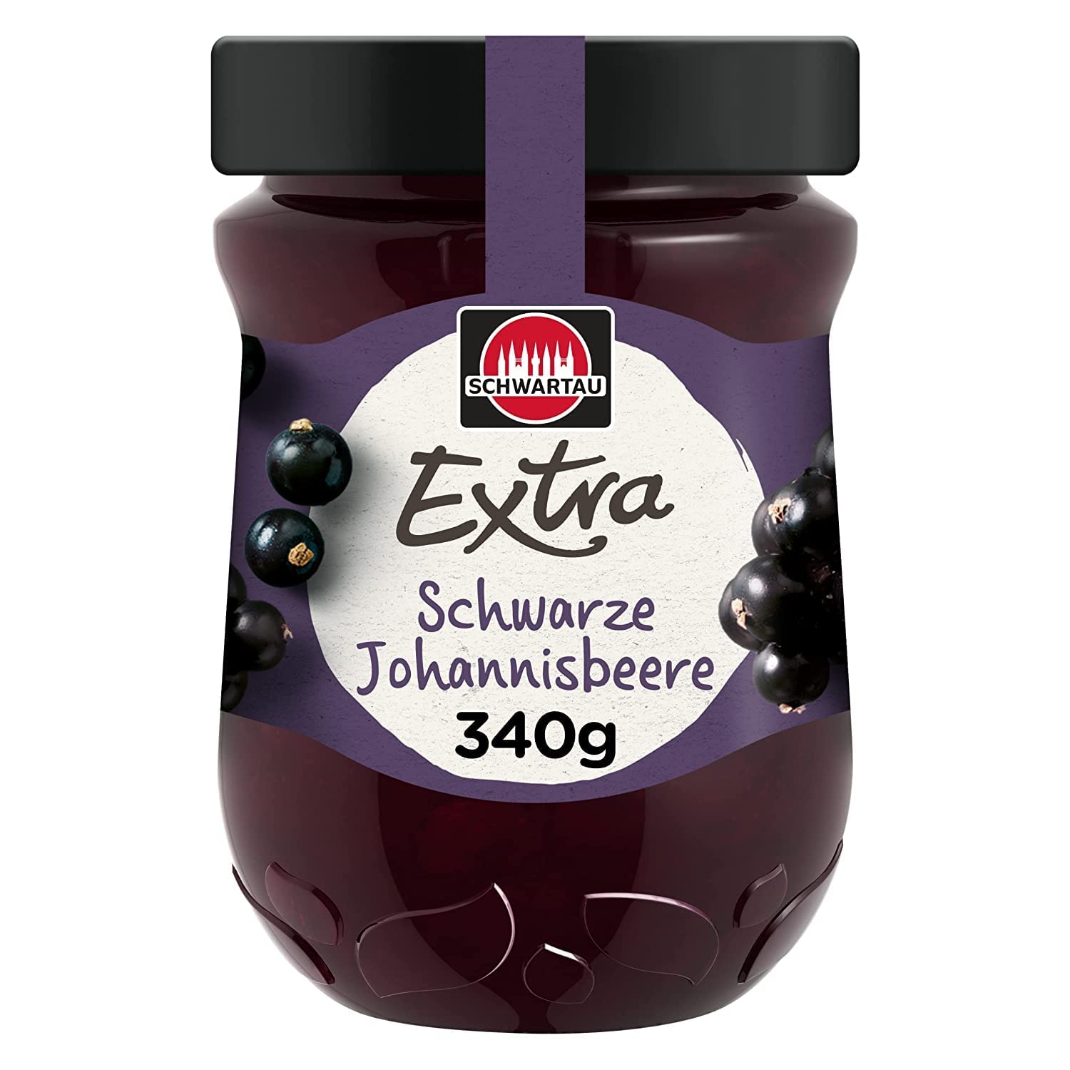 Schwartau Extra Чорна Смородина Konfitüre 340 г