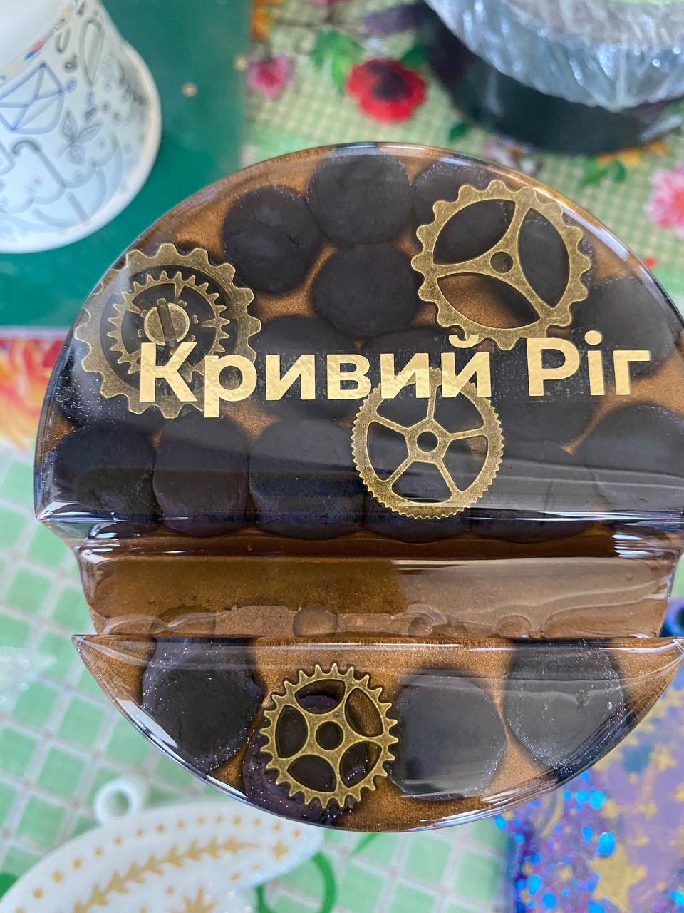 Підставка під мобільний телефон «Залізне серце: Кривий Ріг»