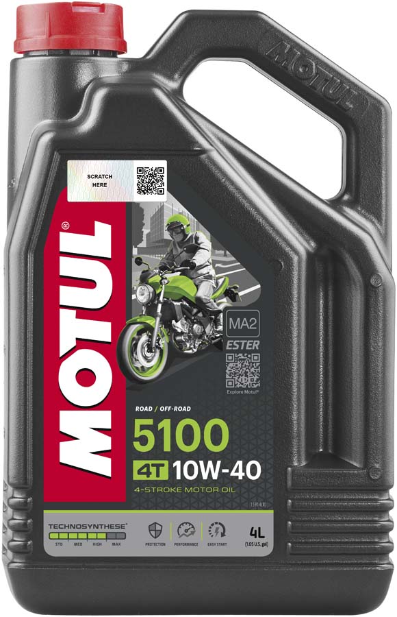 Моторна олива Motul 5100 4T 10W-40, 4л.