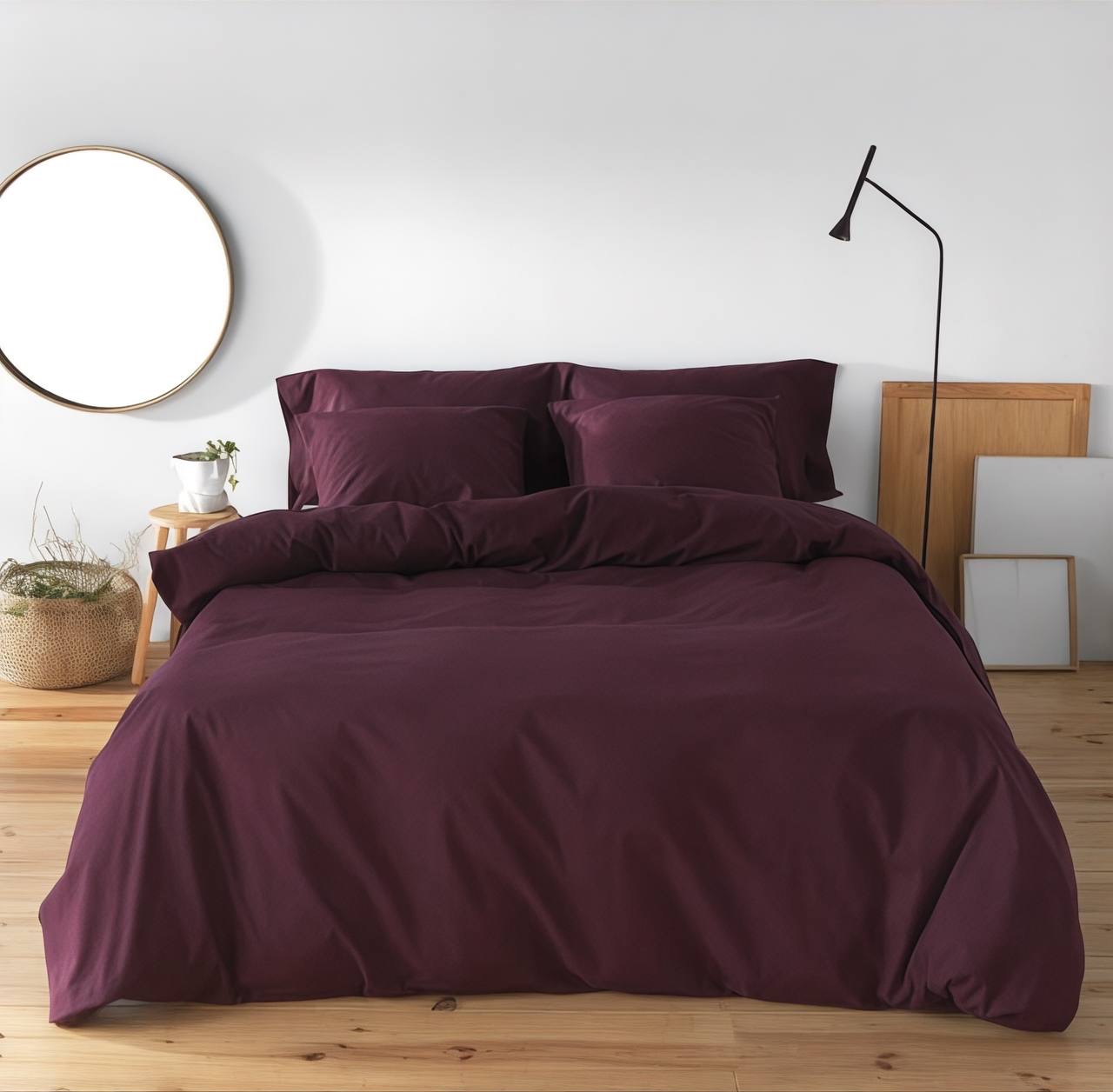 Постільна білизна з ранфорсу, колір Аметист