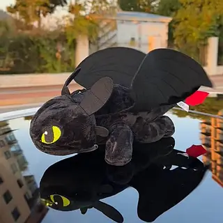 Іграшка на авто Беззубик, Дракончик присоска для кріплення на даху автомобіля,