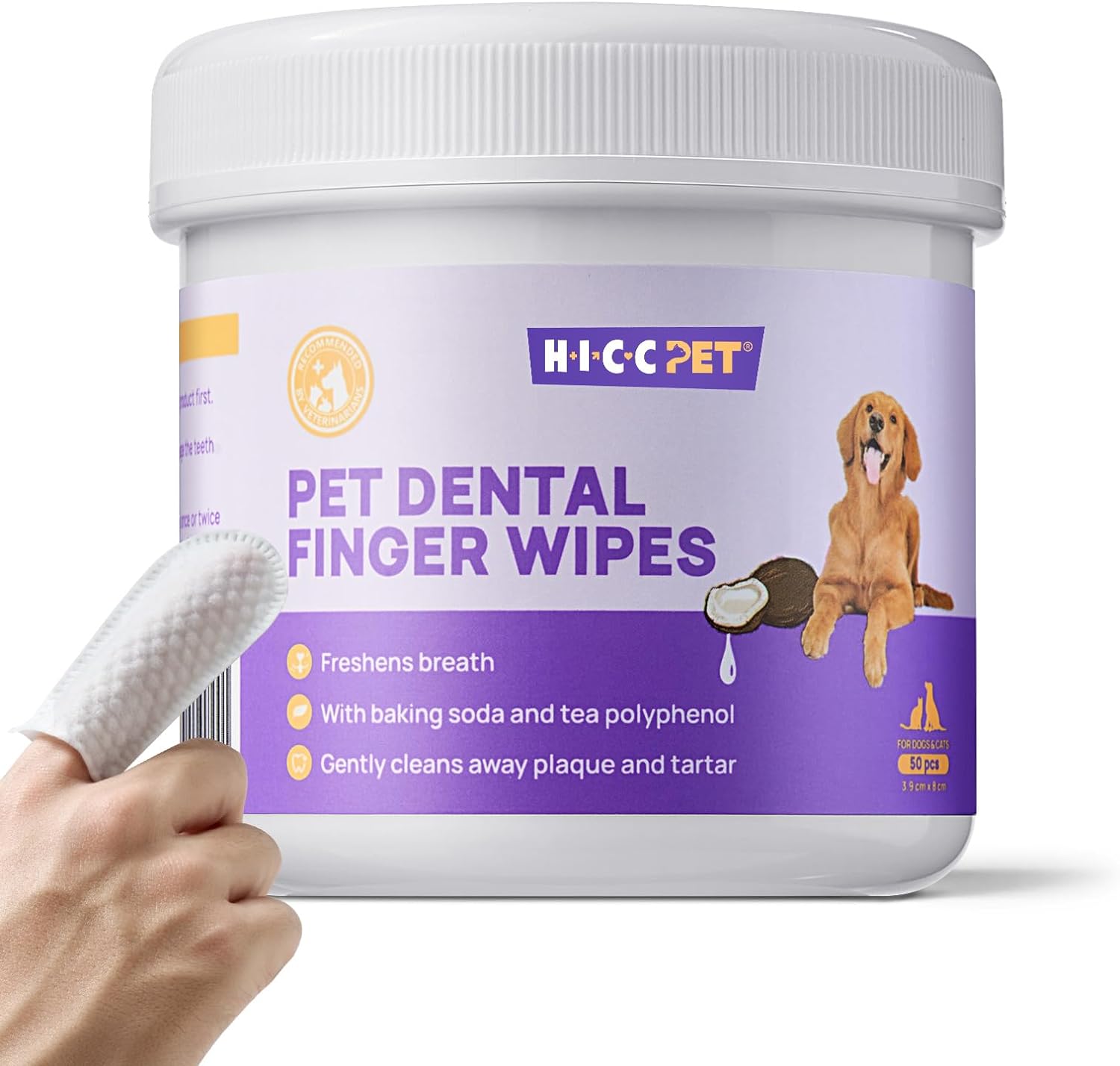 Teeth Cleaning Wipes for Dogs & Cats