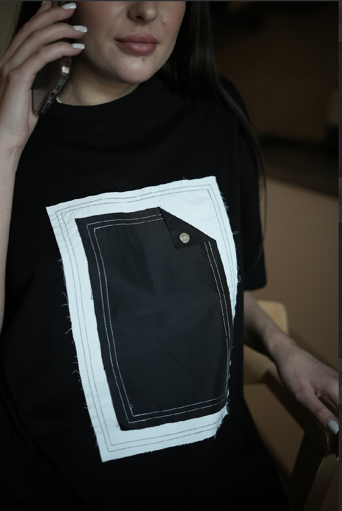 Біла футболка "Аксіома JV"