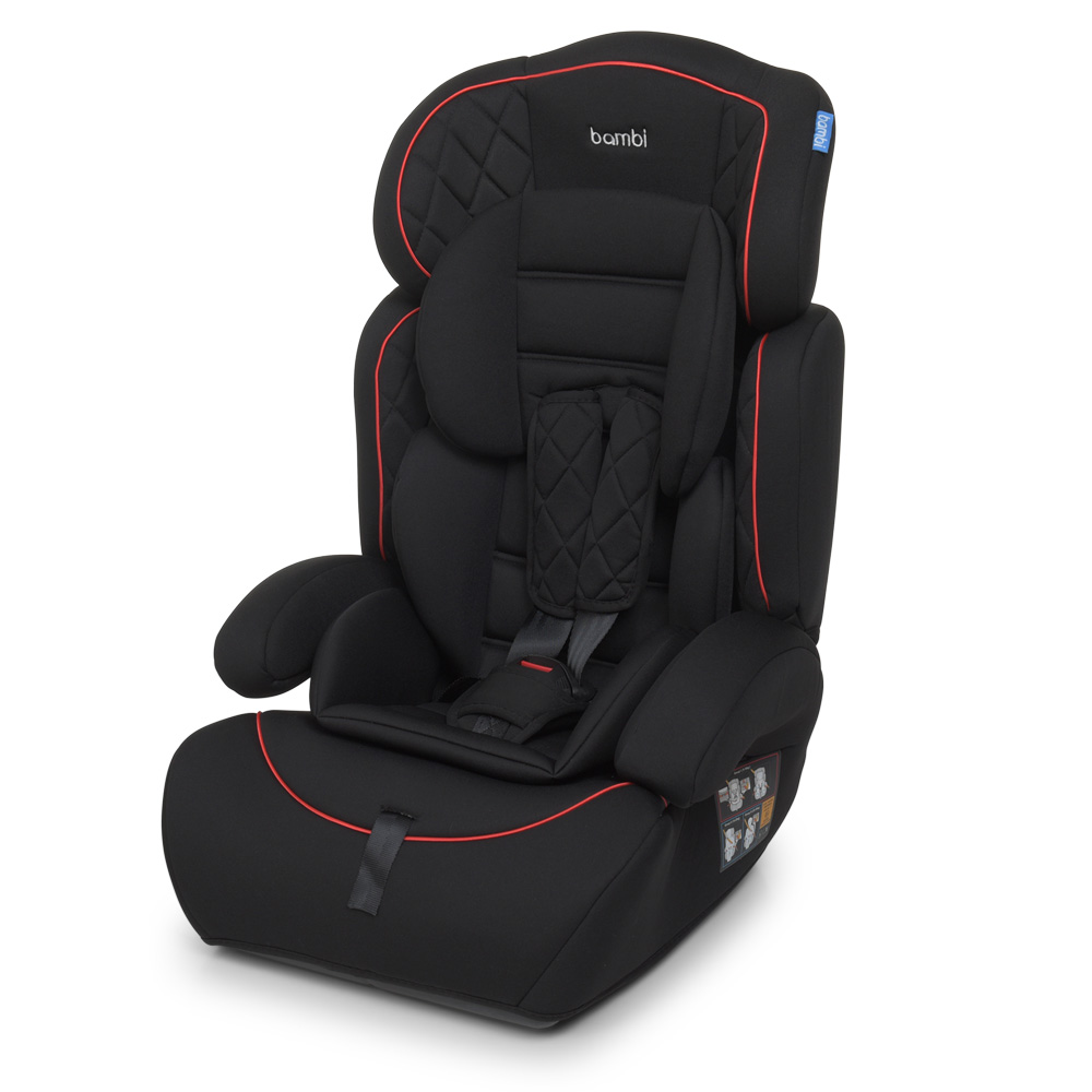 Автокрісло дитяче BAMBI M 3546 Black 9-36 кг