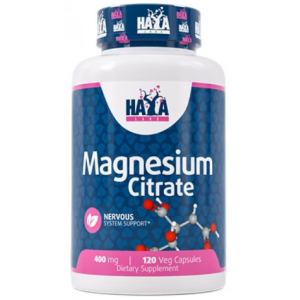 Haya Labs Magnesium Citrate 400mg - 120 веган капс