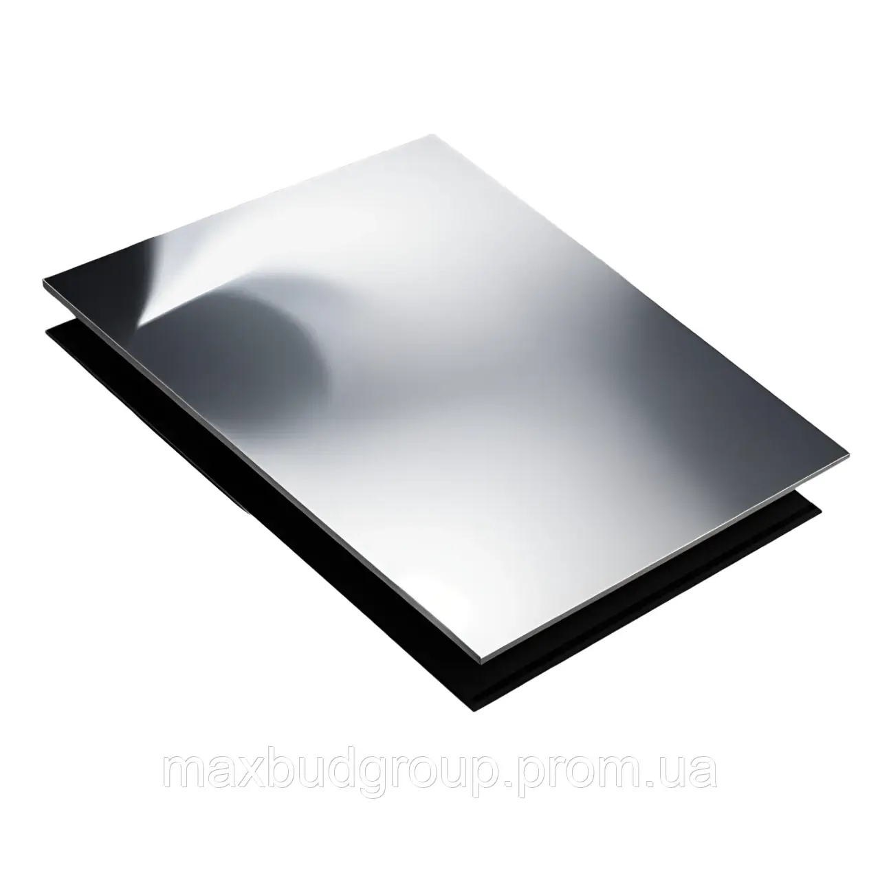 Лист AISI 304 нержавіючий 1х1000х2000 мм (BA+PVC)