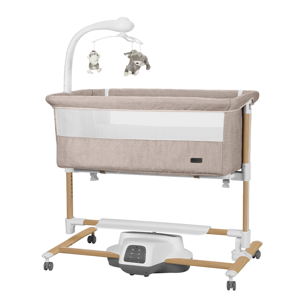 Дитяче ліжечко-гойдалка CARRELLO Bloom CRL-10304 Cream Beige Wooden