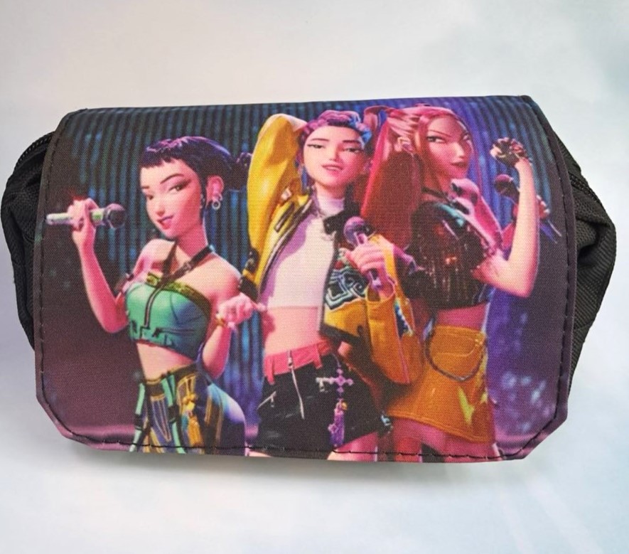 Пенал чорний Kpop Demon Hunters, Huntrix , Кей поп миливиці на демонів