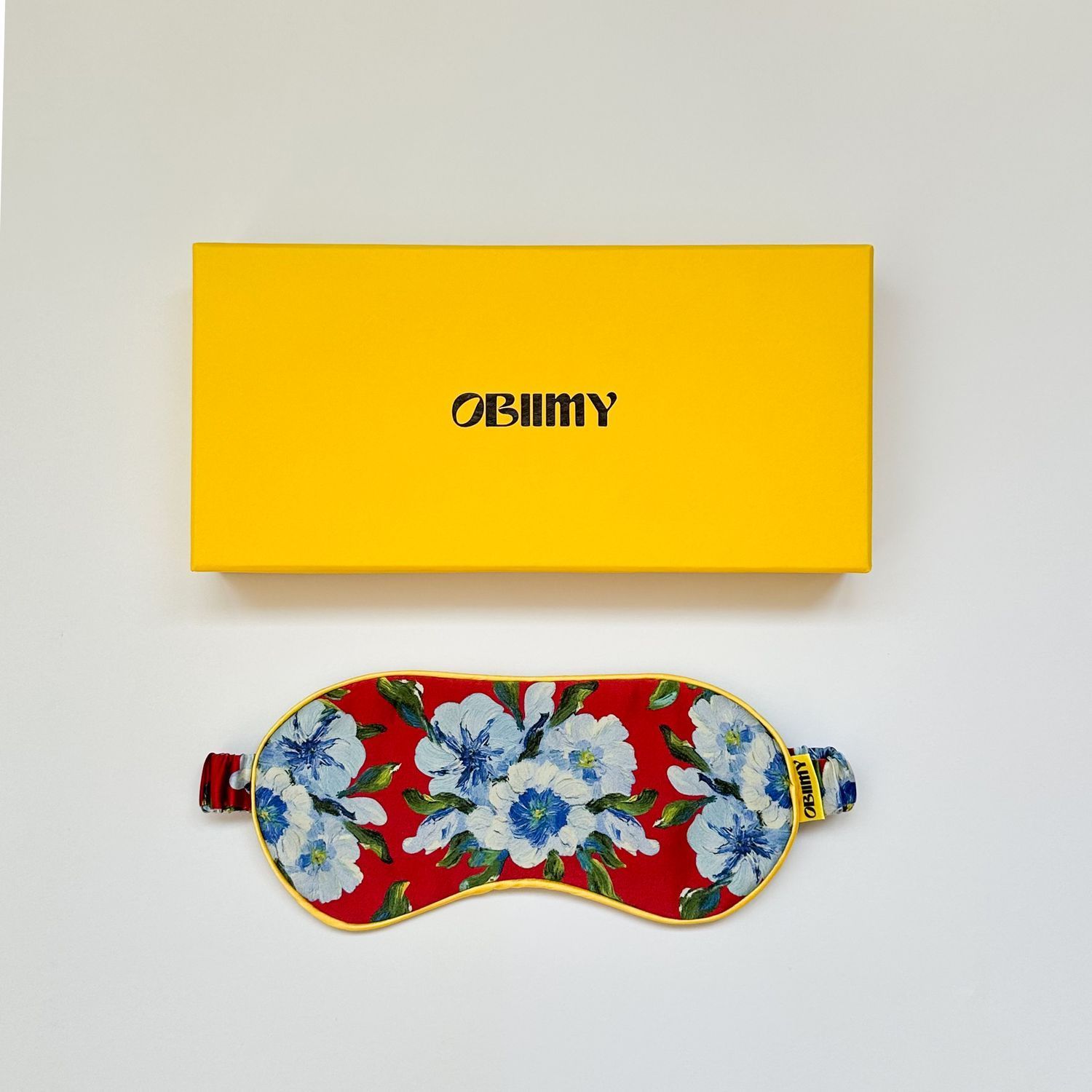 Маска для сну і відпочинку Obiimy з натурального шовку «Впевненість»