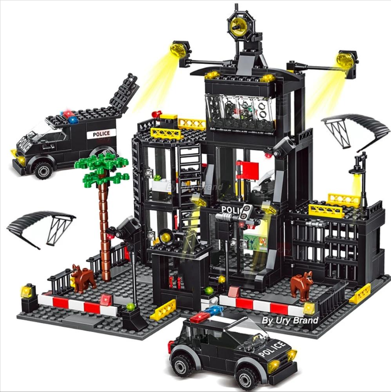 Конструктор LEGO City Спецзагін swat 1442 деталі