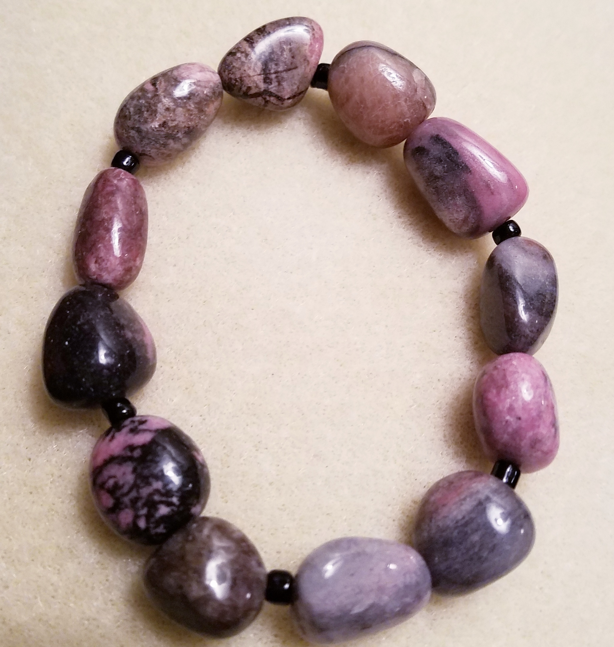 Rhodonite Nugget Bracelet