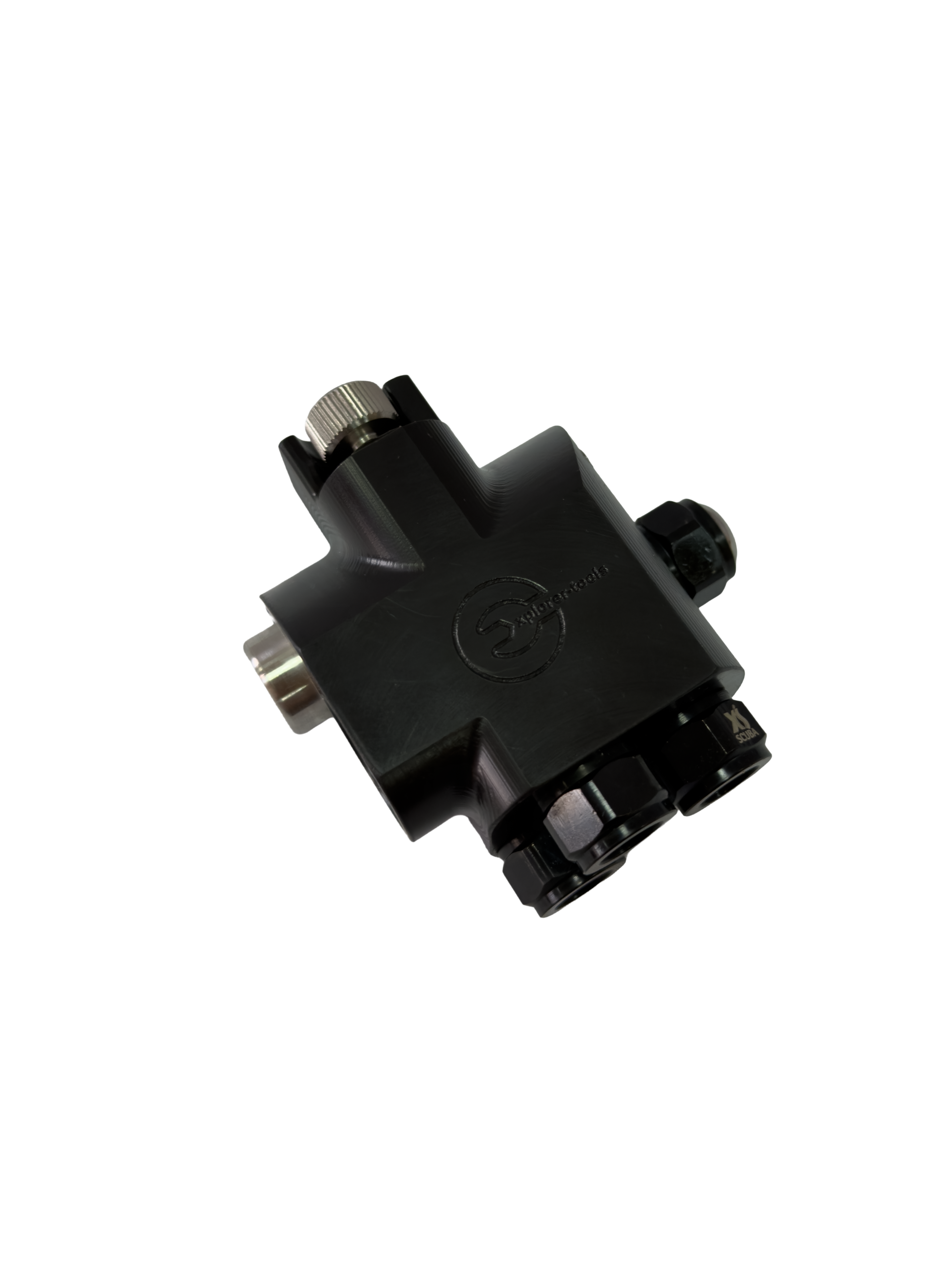 04. MAV with Needle Valve with 9/16 female ports and adapters 9/16 male - 3/8 female for Oxy and Dil ports