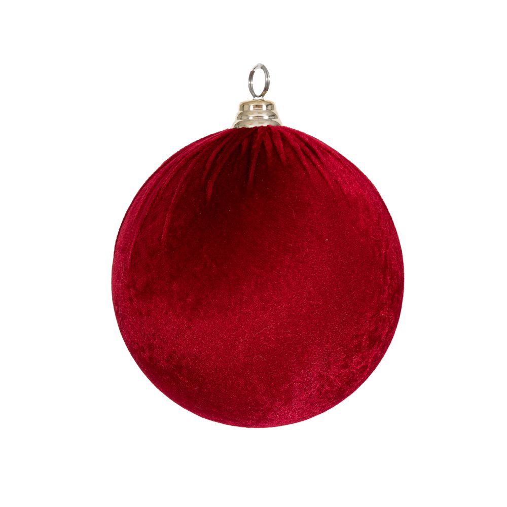 Оксамитова куля Бордо, 10 см
