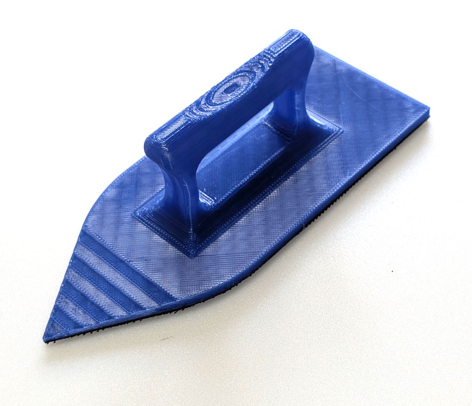 Шліфувальна терка "праска", 145 мм*60 мм