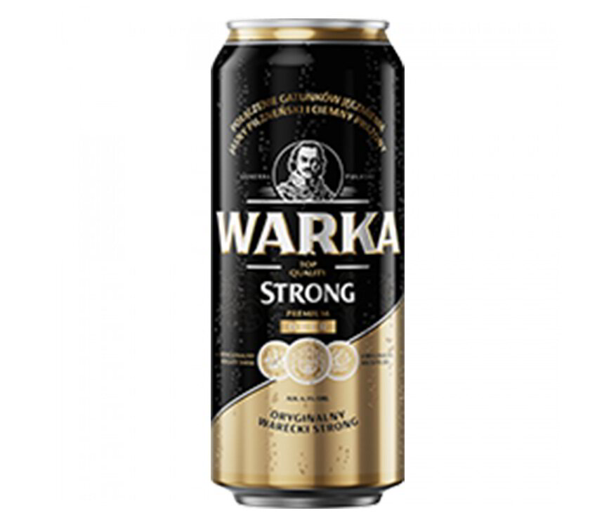 Pools Bier | Warka Strong 0.5 L | 4 Pak