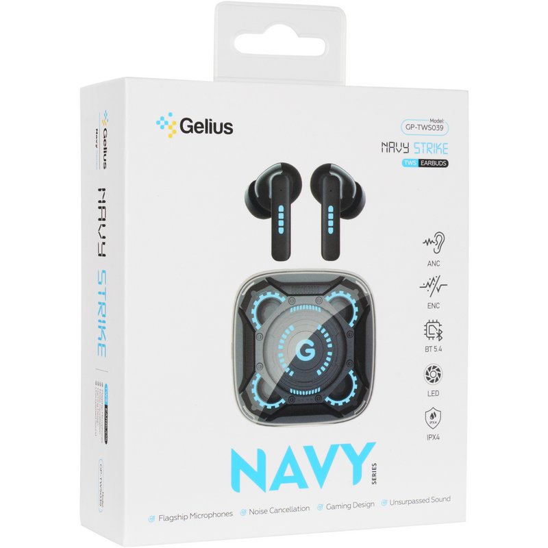 Бездротові навушники TWS Gelius NavyStrike GP-TWS039 Black