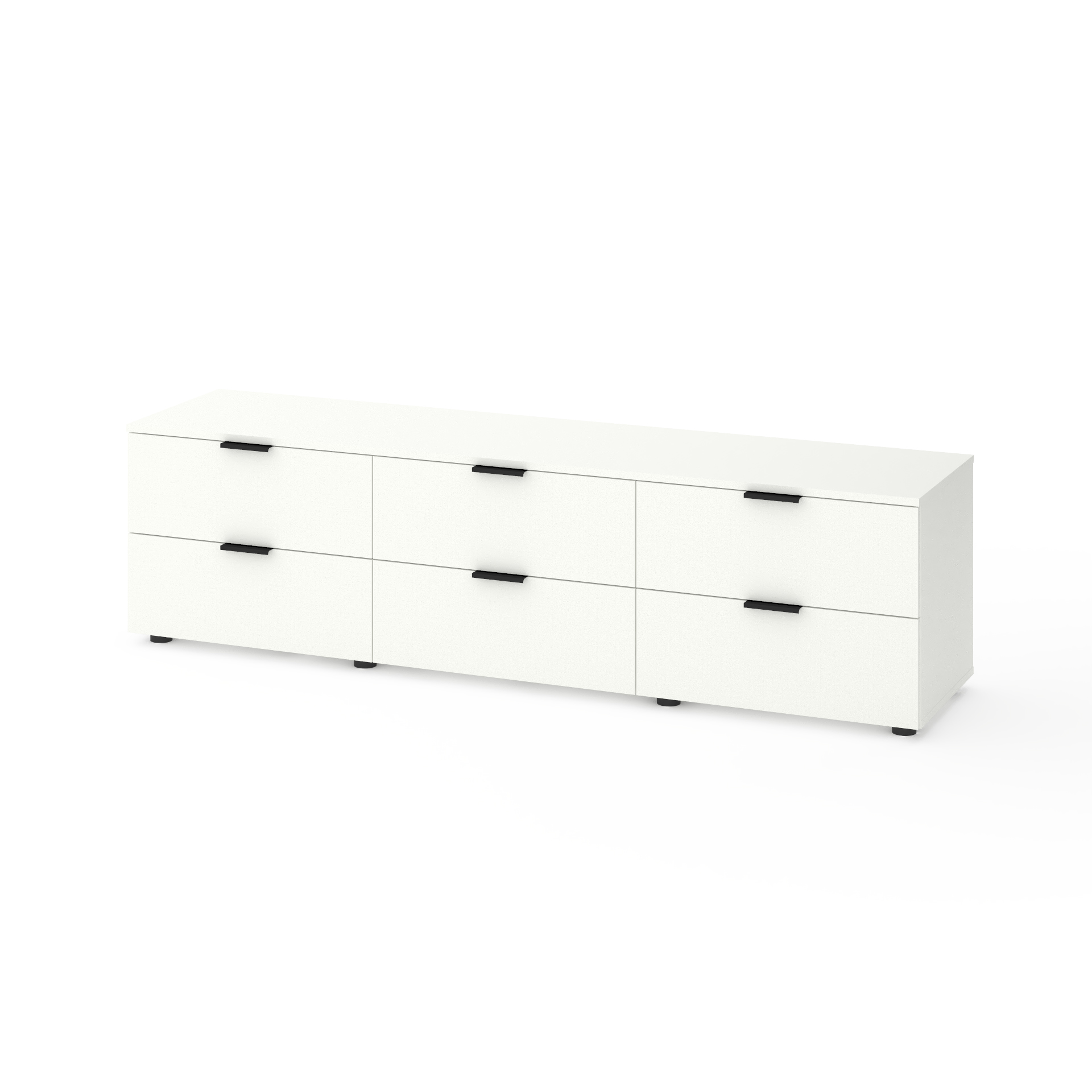 Тумба під телевізор MA023W 1800/420/490 мм., колір білий сніг