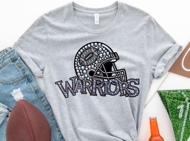 Warriors Faux Rhinestones