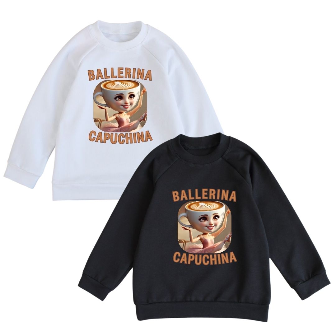 Світшот з принтом Ballerina Capuchina Балерина Капучіна