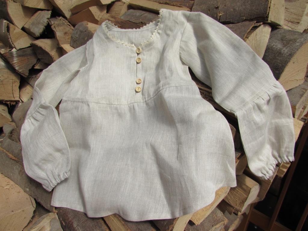 Detská ľanová tunika