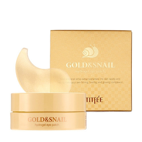 Гідрогелеві патчі для очей з золотом та равликом PETITFEE Gold & Snail Hydrogel Eye Patch 60шт