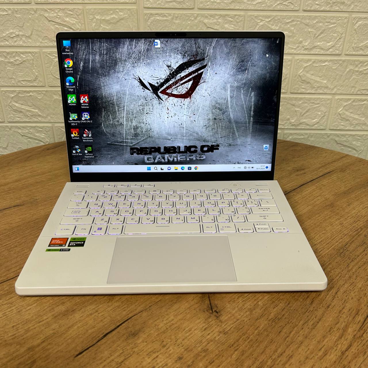 Asus ROG Zephyrus G14 GA402XV WHITE