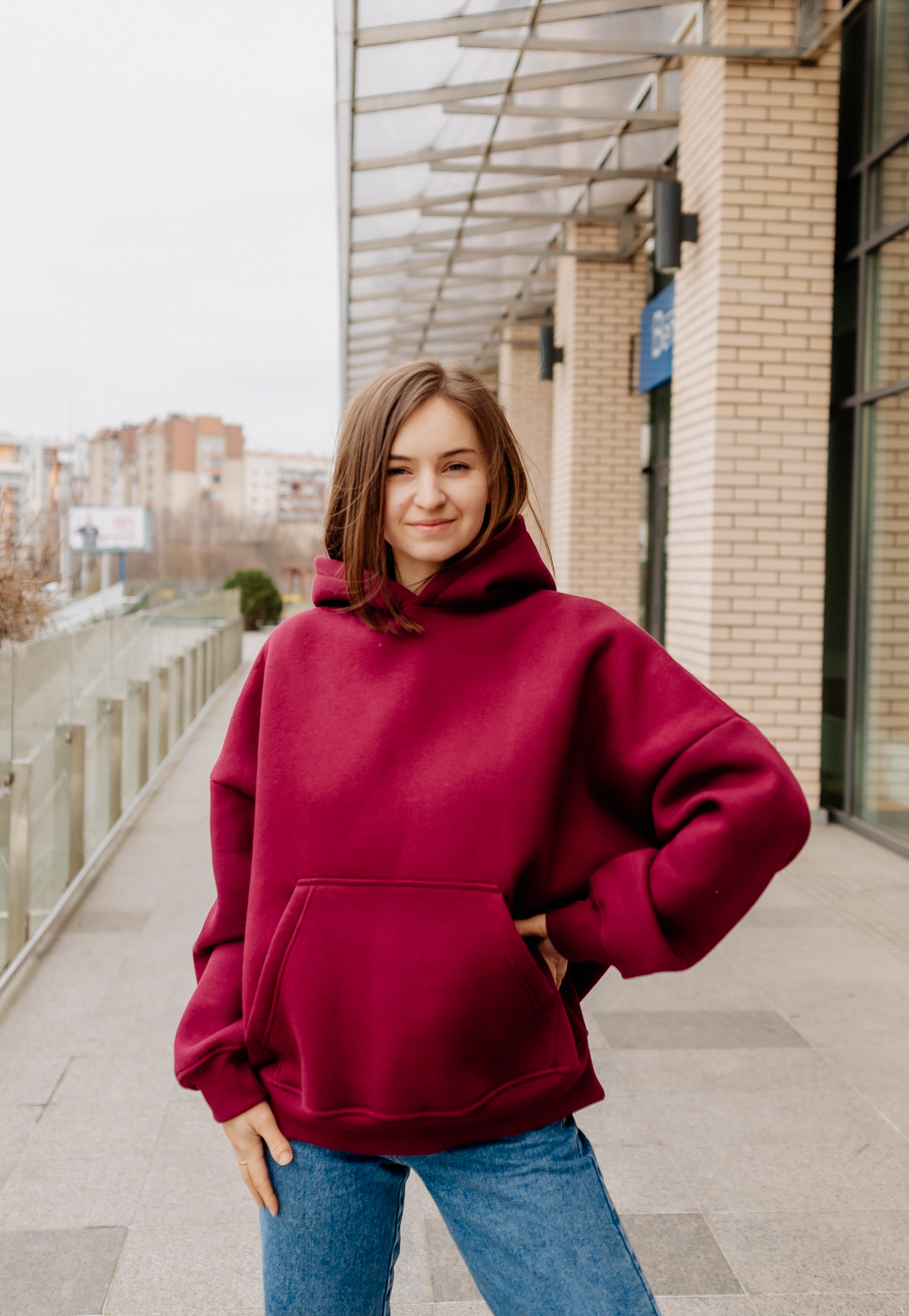 ХУДІ НЕ УТЕПЛЕНЕ ОВЕРСАЙЗ БОРДОВЕ