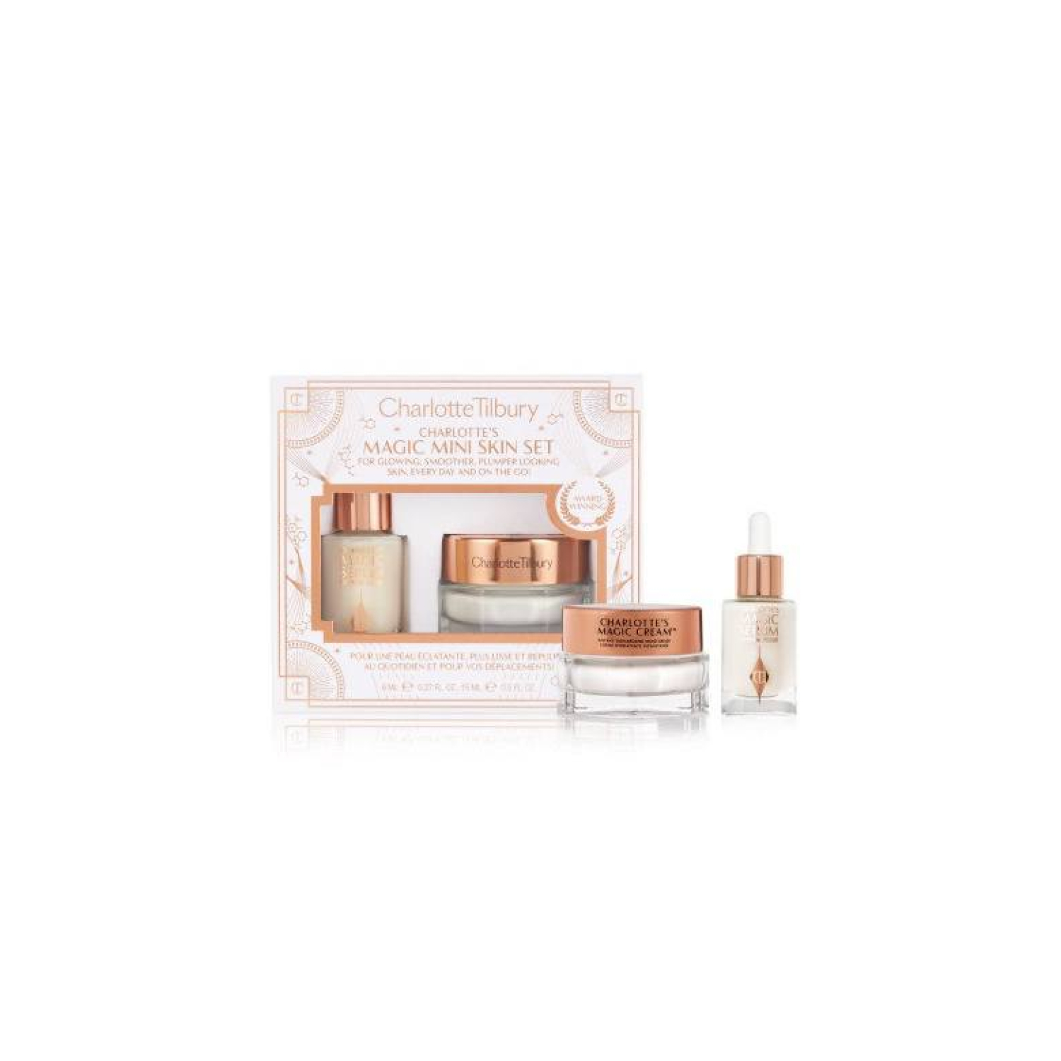 Charlotte Tilbury - Лімітований набір для догляду за шкірою обличчя Revitalising Magic Mini Skin Set