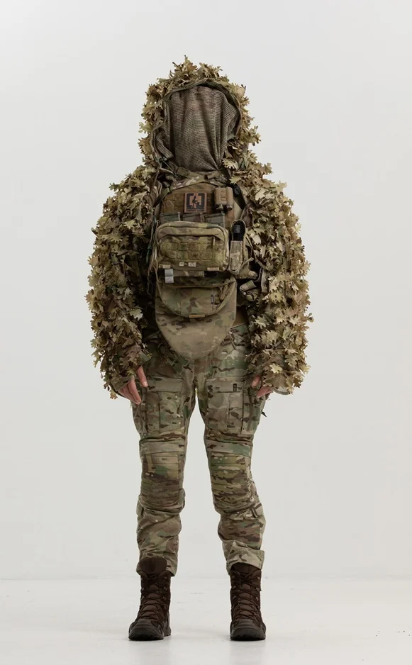 Універсальна маскувальна накидка "Lapa Gear Viper Hood V3 Multicam" від українського бренду "Lapa Gear".