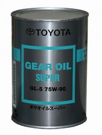 Трансмісійна олива Toyota Gear Oil Super 75W-90, GL-5(Japan), 1л.