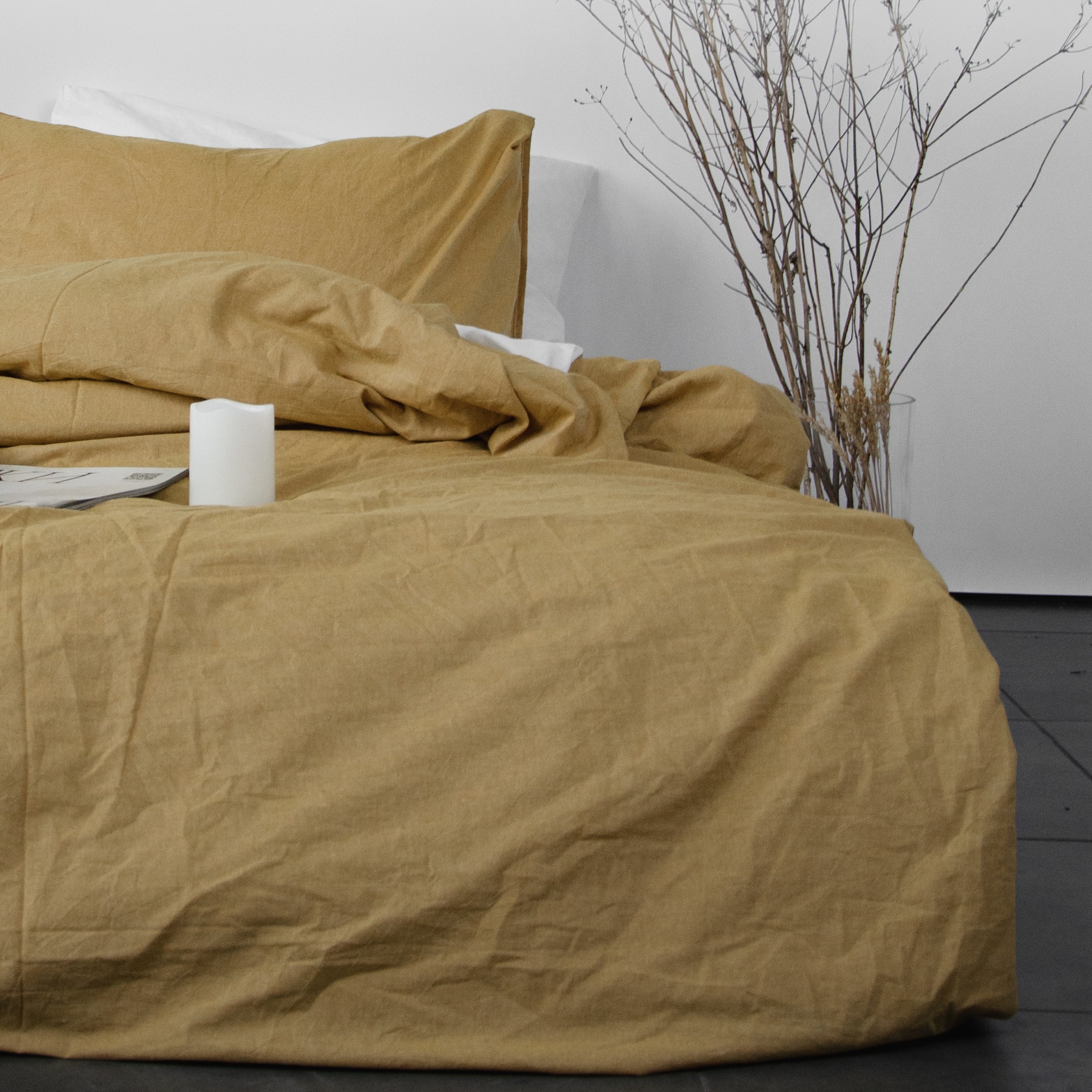 Постільний комплект Варена 100% бавовна Гірчиця