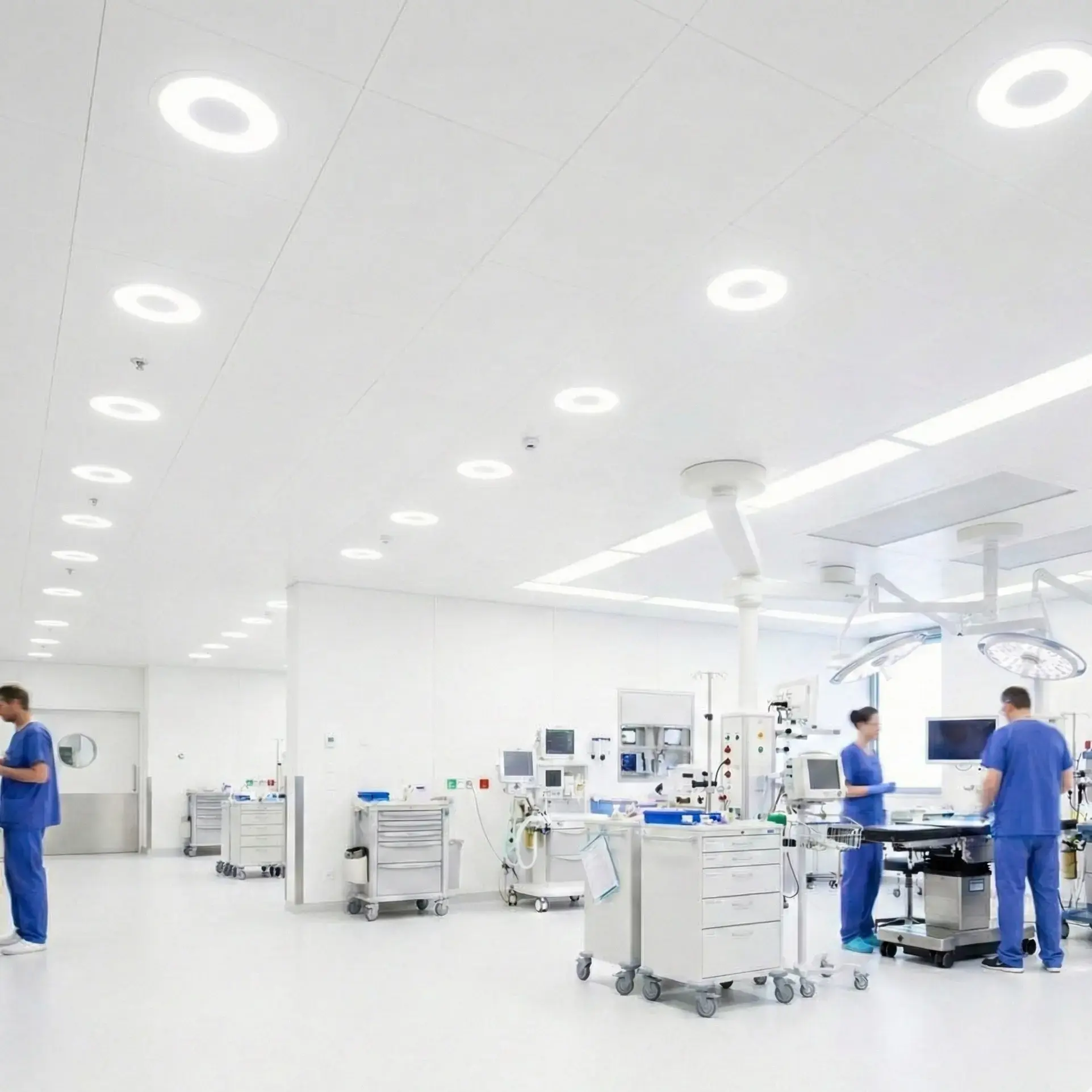 Комплект підвісної стелі №14 — Прихована система для медичних приміщень