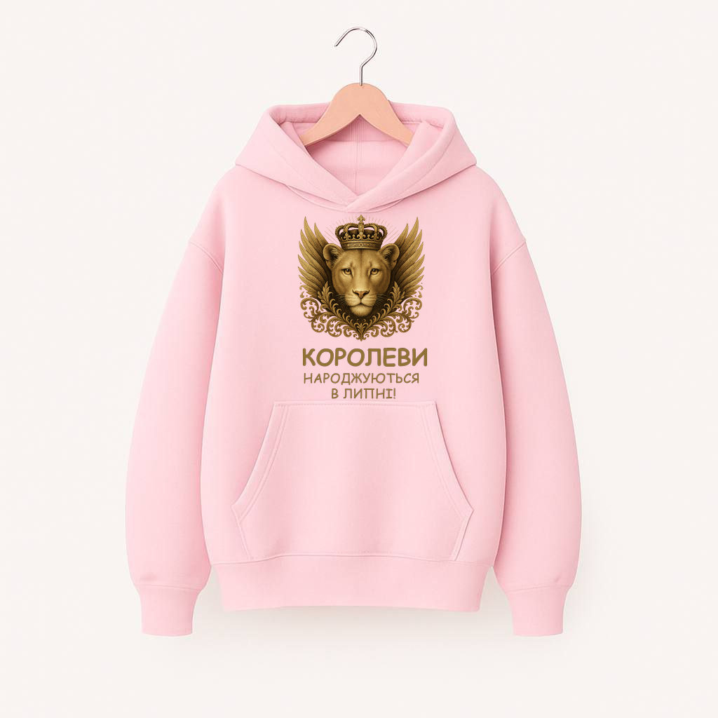 ХУДІ  ОВЕРСАЙЗ РОЖЕВИЙ  З ПРИНТОМ 