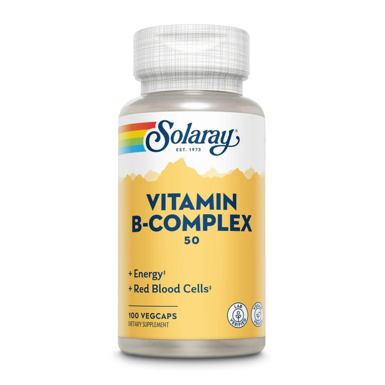 Комплекс вітамінів групи Б, Vitamin B-Complex 50мг - 100 vcaps